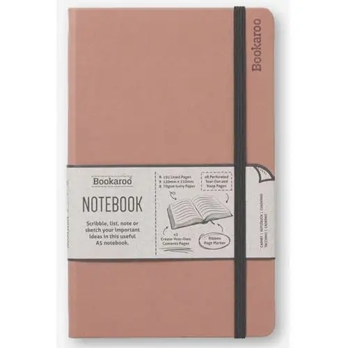 IF, notatnik a5 bookaroo journal pudrowy