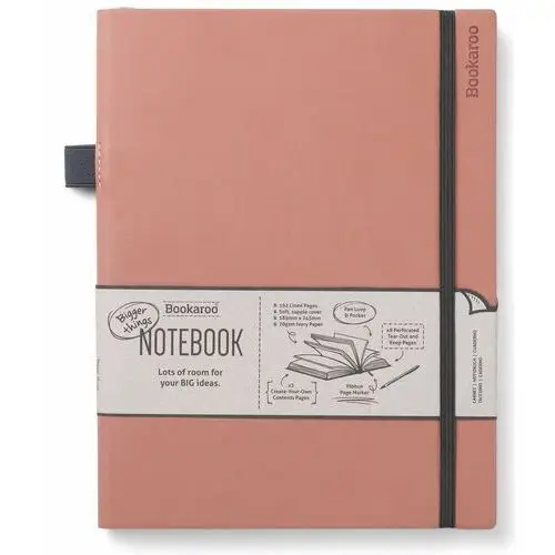If , notatnik bookaroo journal duży pudrowy