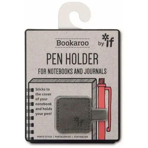 Uchwyt na długopis, bookaroo pen holder, szary If