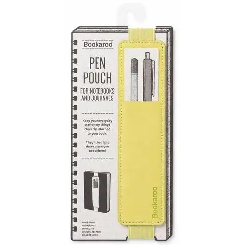 If , uchwyt na długopis limonkowy bookaroo pen pouch