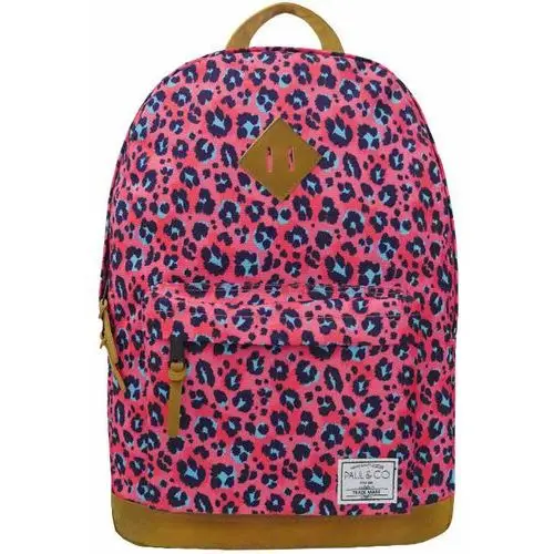 Plecak szkolny dla dziewczynki różowy Incood cętki dwukomorowy