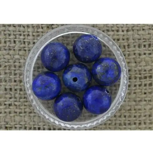 Inna (inny) [240229] kamień naturalny lapis lazuli 8mm 2szt