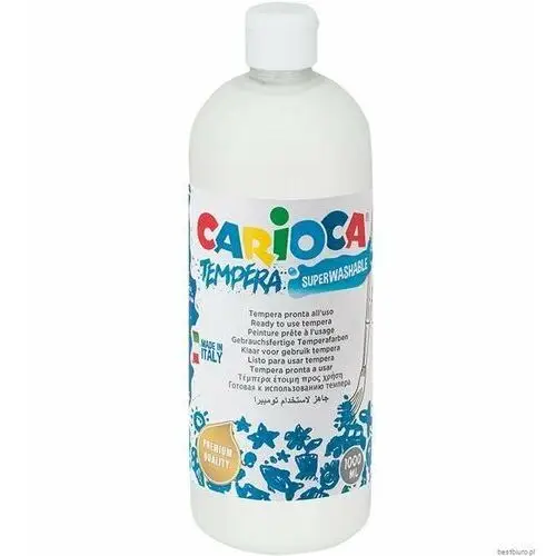 Farba szkolna tempera CIEMNY RÓŻ łatwo zmywalna 1000 ml CARIOCA