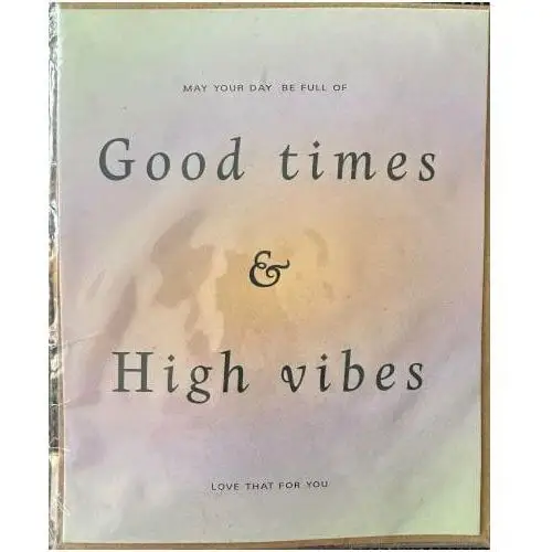 Kartka 'good times & high vibes' Inna (inny)