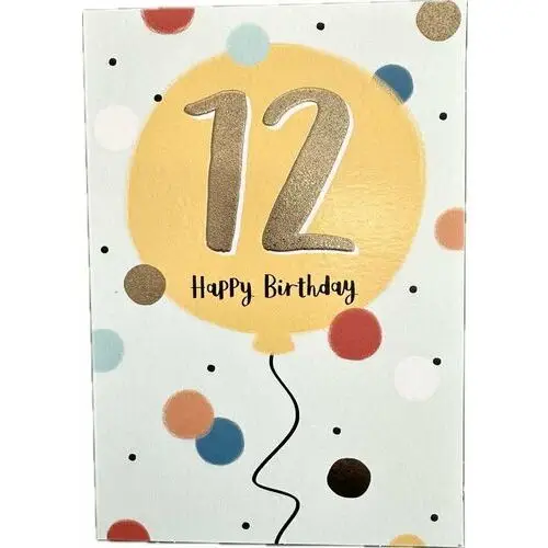 Inna (inny) Kartka urodzinowa- 12 happy birthday - cardfactory