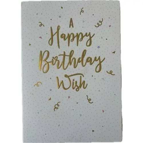 Inna (inny) Kartka urodzinowa a happy birthday wish- cardfactory