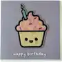 Kartka urodzinowa babeczka Happy birthday- Redback Cards Sklep