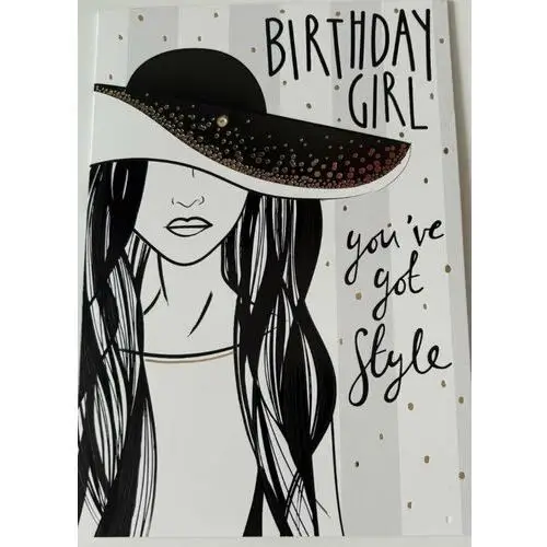 Kartka urodzinowa BIRTHDAY GIRL you`ve got style- Cardfactory