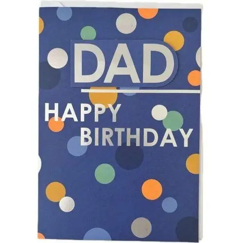 Kartka urodzinowa DAD HAPPY BIRTHDAY- Cardfactory