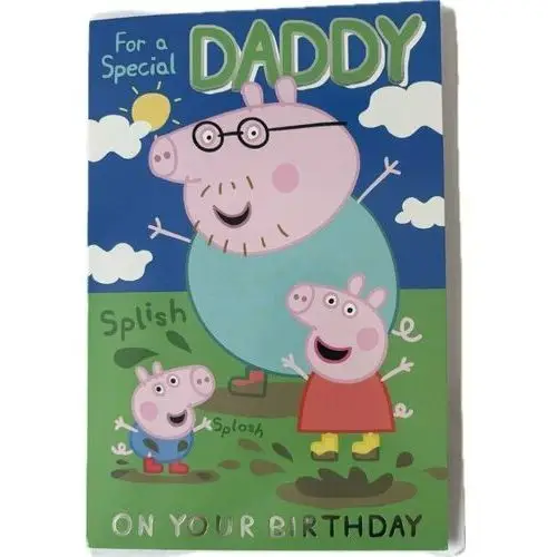 Kartka urodzinowa For a Special DADDY ON YOUR BIRTHDAY-Peppa Pig