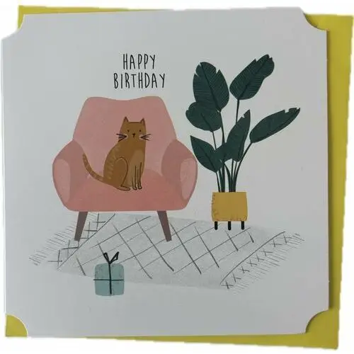 Inna (inny) Kartka urodzinowa happy birthday cat- cardfactory