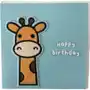 Kartka urodzinowa Happy birthday Materiałowa Żyrafa- Redback Cards Sklep