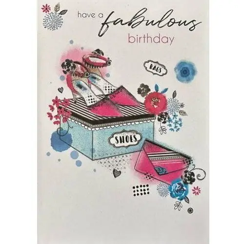 Kartka urodzinowa 'have a fabulous birthday'