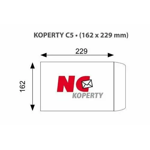 Koperty samoklejace białe c6 sk office 10 szt. Inna (inny)