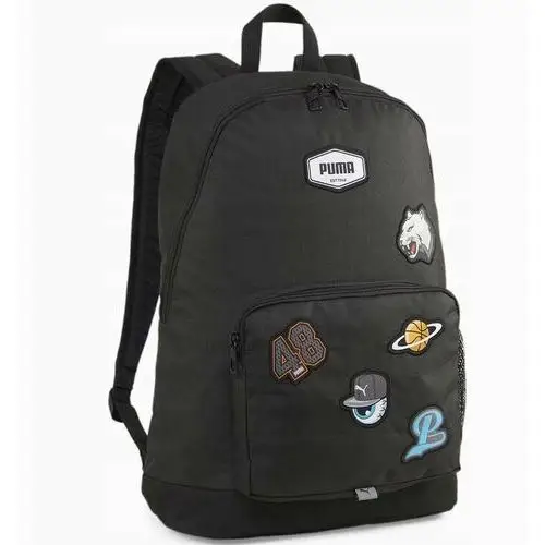 Plecak puma patch backpack 090344-01 czarny Inna (inny)