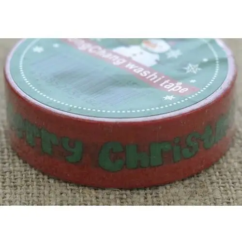 [ś07364] taśma washi tape merry christmas 10m Inna (inny)