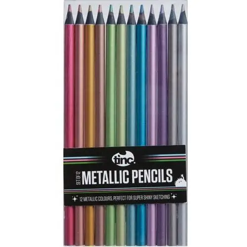 Inna (inny) Tinc metallic pencils 12 kolorowych kredek