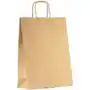 Torba torebka papierowa szara klockowa kraft 25x11x32 cm a4 100 szt. 90g/m2 Inna (inny) Sklep