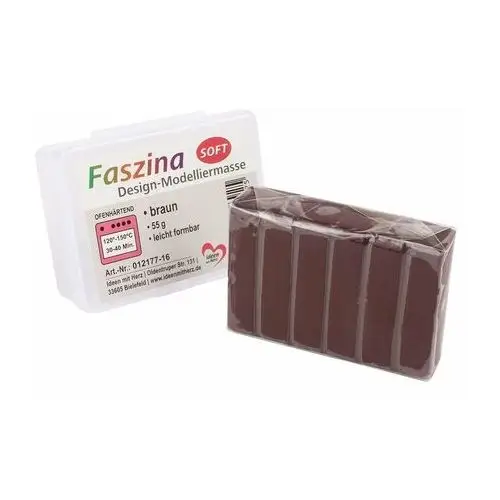 Inna producent Modelina termoutwardzalna, faszina soft 55g, brąz