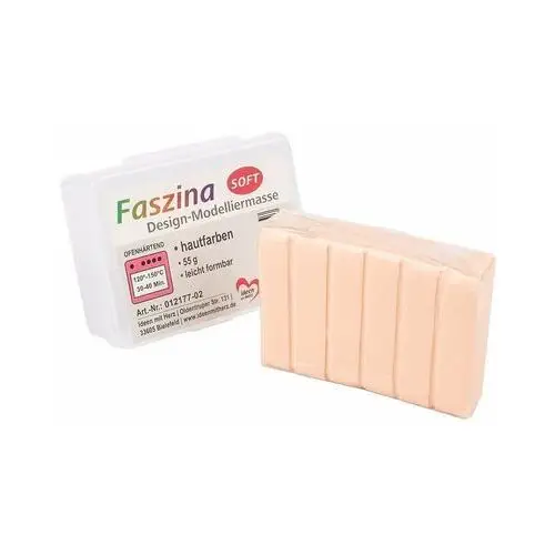 Inna producent Modelina termoutwardzalna, faszina soft 55g, cielisty