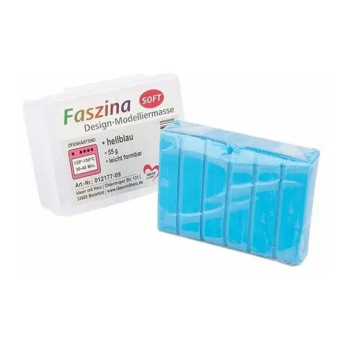 Modelina termoutwardzalna Faszina Soft 55g, jasnoniebieski