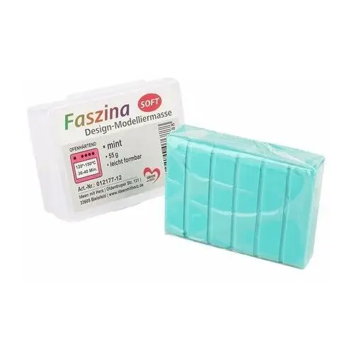 Modelina termoutwardzalna, Faszina Soft 55g, miętowy