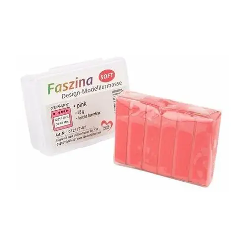 Modelina termoutwardzalna faszina soft 55g, róż Inna producent