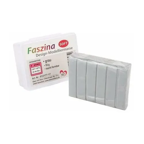 Inna producent Modelina termoutwardzalna, faszina soft 55g, szara