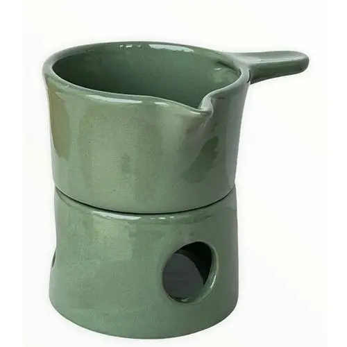 Podgrzewacz ceramiczny zielony pastelowy 2 el
