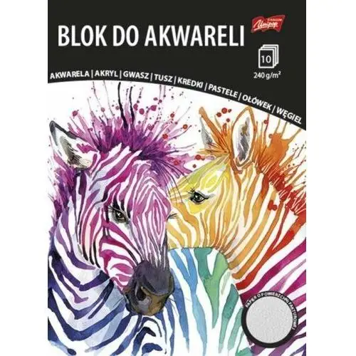 Inny producent Blok do akwareli a4 10k 240g/m2 majewski