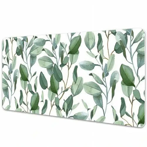 Inny producent Dekoracyjna podkładka na biurko ochronna - liście eukaliptusa 90x45 cm