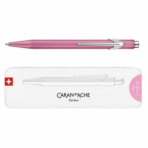 Długopis 849 Colormat-X M w pudełku różowy, kolor różowy