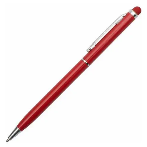 Inny producent Długopis aluminiowy touch tip, ciemnoczerwony