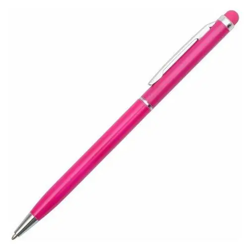 Długopis aluminiowy Touch Tip, magenta