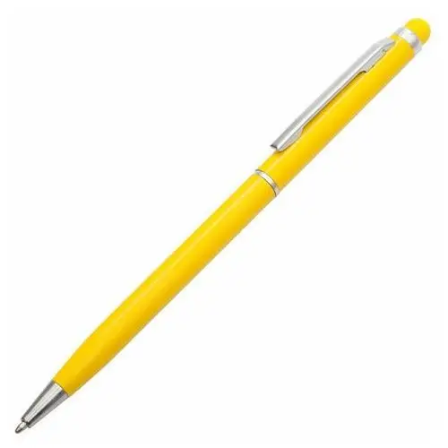 Inny producent Długopis aluminiowy touch tip, żółty