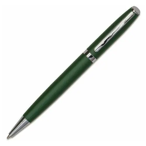 Długopis aluminiowy Trail, ciemnozielony, kolor zielony
