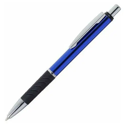 Długopis Andante, Niebieski/Czarny, kolor niebieski