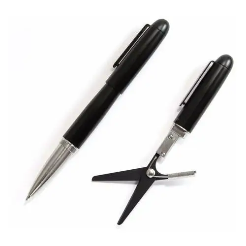 Inny producent Długopis mininch xcissors pen full set black z chowanymi nożyczkami i ostrzem modelarskim