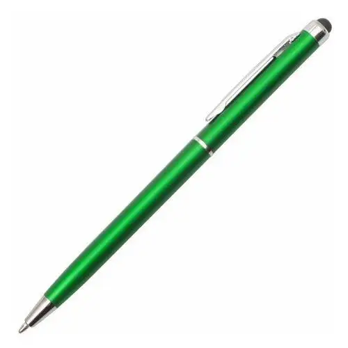 Długopis plastikowy touch point, zielony Inny producent
