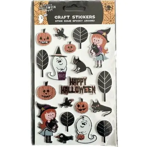 Fangtastic Halloween- Craft Stickers Naklejki Halloween 2