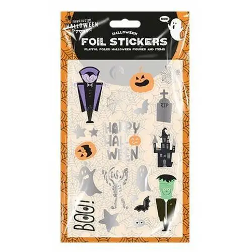 Fangtastic Halloween- Foil Stickers Naklejki Halloween