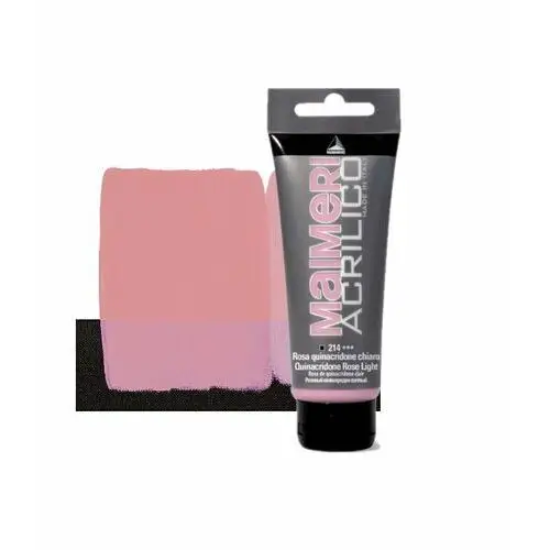 Inny producent Farba akryl maimeri acrylico 214 light quinacridone pink 200ml