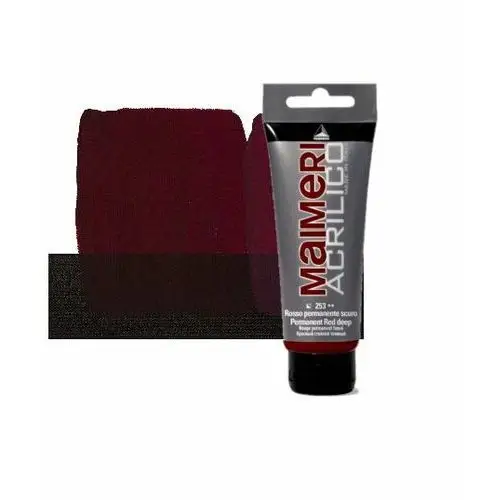 Inny producent Farba akryl maimeri acrylico 253 dark permanent red 200ml
