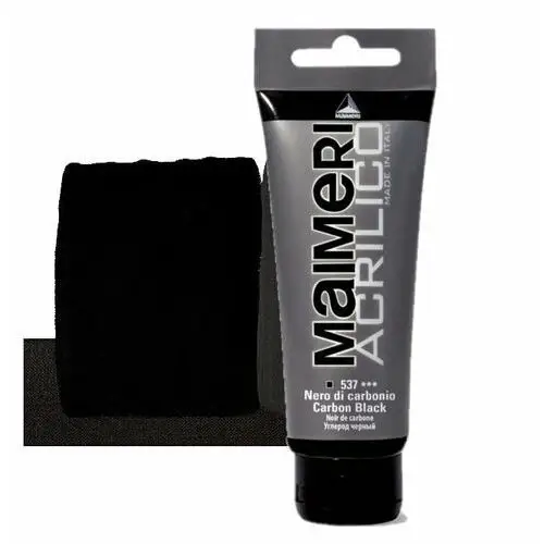 Farba akryl maimeri acrylico 537 carbon black 200ml Inny producent