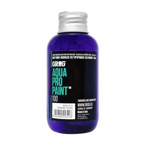 Farba grog aqua paint pro - 100 ml - goldrake purple Inny producent