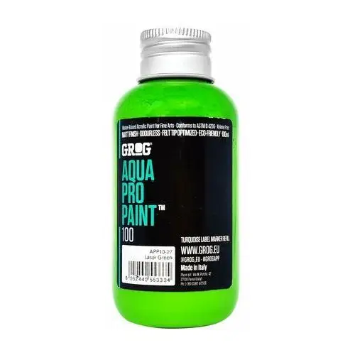 Farba Grog Aqua Pro Paint - 100 ml - laser green