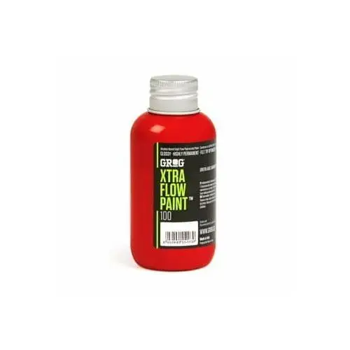 Farba Grog Xtra Flow Paint - 100 ml - ferrari red