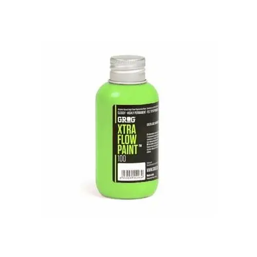 Farba grog xtra flow paint 100 ml - laser green Inny producent