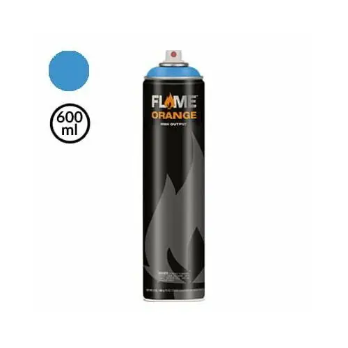 Inny producent Farba w sprayu flame orange - 600 ml - light blue