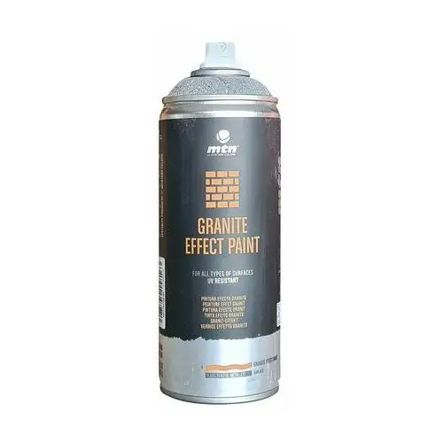 Inny producent Farba w sprayu mtn granite effect - 400 ml black